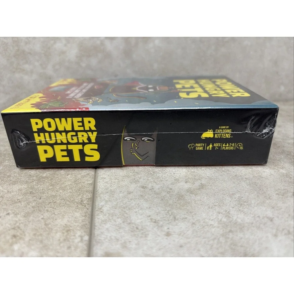✨️ SEALED: Power Hungry Pets Game EXPLODING KITTENS Try To Outsmart Each Other
